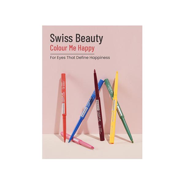 Swiss Beauty Colour Me Happy Eyeliner- Wine Dahlia 0.4 gm - Eyeliners
