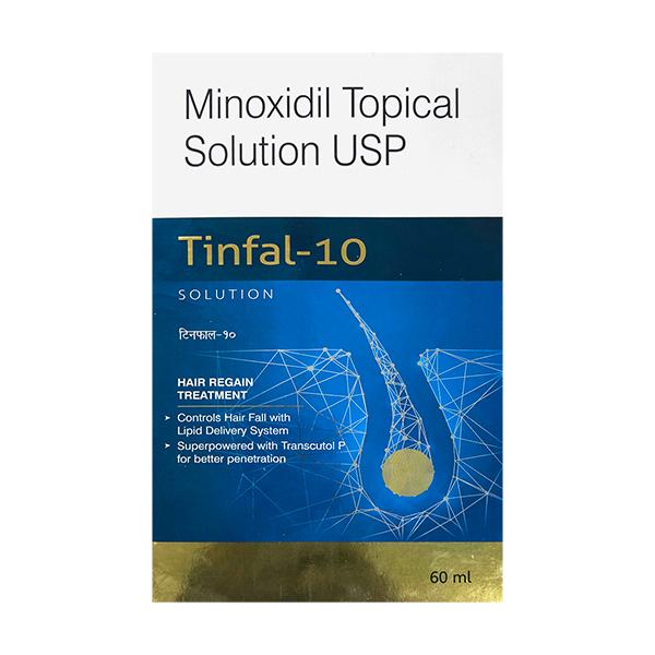 TINFAL 10% Topical Solution 60ml - Hair Loss-Oth