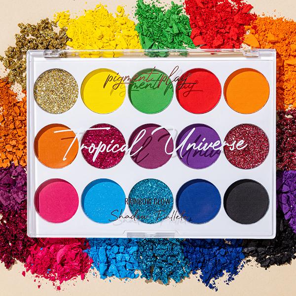 Pigment Play Multi Effect Shadow Palette - Tropical Universe 18 gm - Eye Shadow Palettes