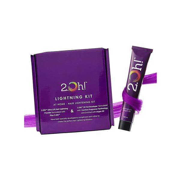 Netmeds | 2.Oh! Semi Permanent Hair Color + Lightning Kit - Purple Combo 1's
