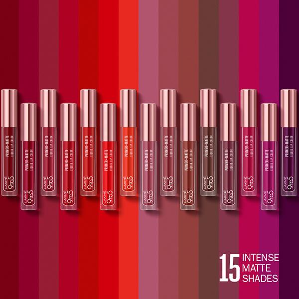Lakme 9to5 Primer + Matte Liquid Lip Color MM3 Crisp Wine 4.2 ml - Primer