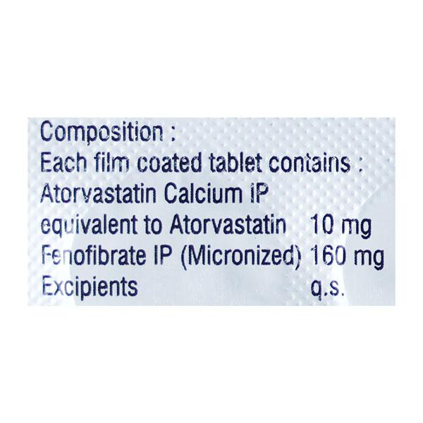 Atorec F Tablet 10'S - High Cholesterol-Dys