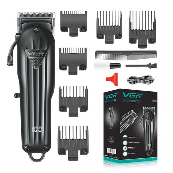 VGR V-282 Trimmer 200 min Runtime 6 Length Settings (Black) 1's - Trimmers
