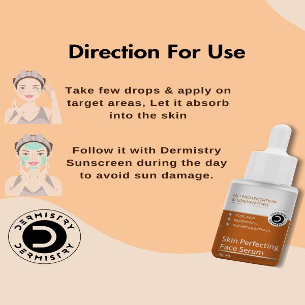 Dermistry No Pigmentation Kojic Acid Skin Perfecting Face Mask 50 ml + No Pigmentation Kojic Acid Skin Perfecting Face Serum 30 ml - Face Serum