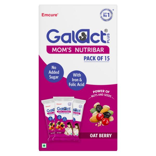 Galact Plus Moms Nutrition Bar - Oat Berry (Pack of 15 x 20 g) - Nutritional Supplements