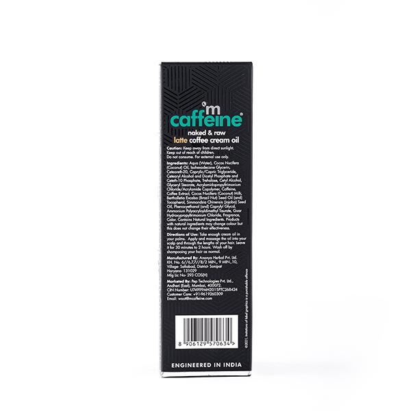 Mcaffeine Naked & Raw Latte Coffee Scalp & Hair Cream Oil 150 ml - Hair Creams