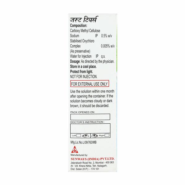 Just Tears Liquigel Eye Drops 10ml - Dry Eye-Olt