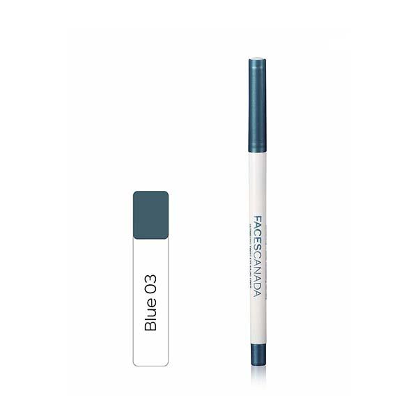 Faces Canada Ultimepro Twist Eye Kajal Liner Blue 03 0.35 Gm - Eyeliners