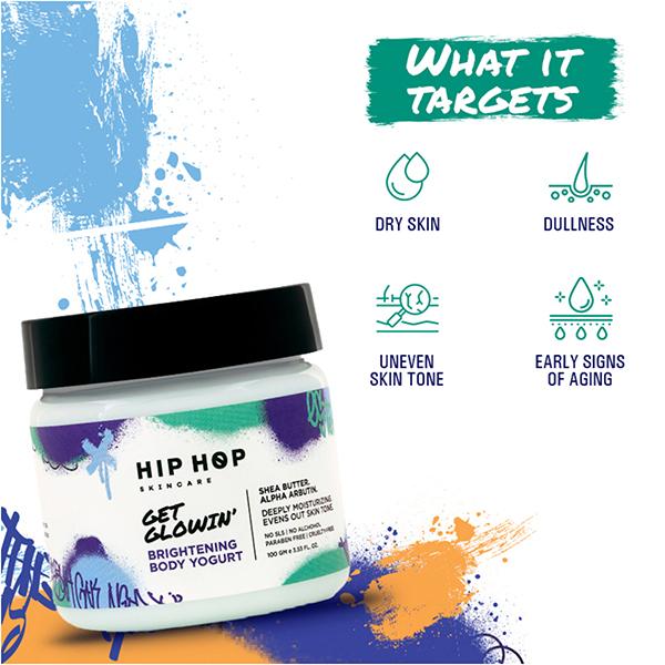 Hiphop Skincare Brightening Body Yogurt 100 gm - Body Butter