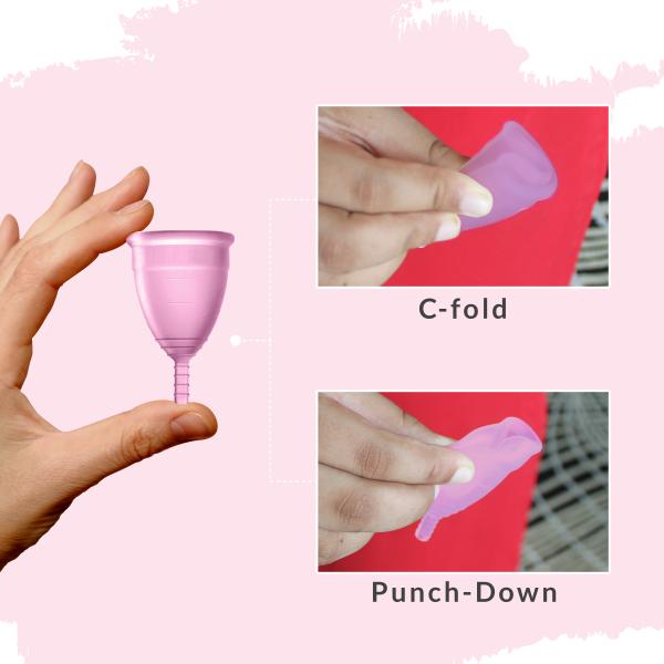 Sirona Reusable Menstrual Cup - Medium + Intimate Wash 15 ml + Menstrual Cup Wash 15 ml - Menstrual Cups