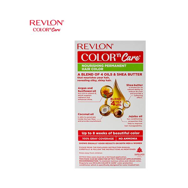 Revlon Color N Care Nourshing Permanent Hair Color Blend of Oil and Shea Butter - 3.16 Burgundy 40gm - Crème