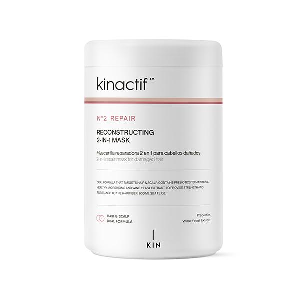 Kin Cosmetics Kinactif Reconstructing 2-In-1 Mask 900 ml - Hair Masks & Packs