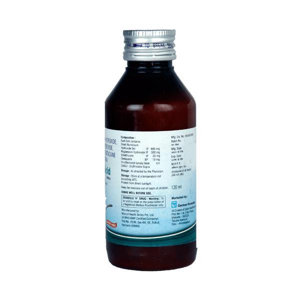 Happicid Sugarfree Ice mint Flavour Suspension 120ml - Ulcer/Reflux/Flatulence-Aaa