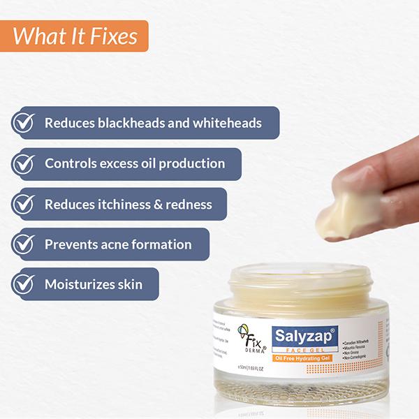 Fixderma Salyzap Acne Face Gel 50 ml - Face Creams