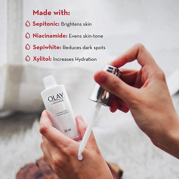 Olay Regenerist Whip UV 50ml and Luminous tone perfecting Hydrating Essence 30ml 2's - Face Moisturizers