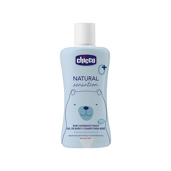 Netmeds | Chicco Baby Hair & Body Cleanser Natural Sensation 200 ml