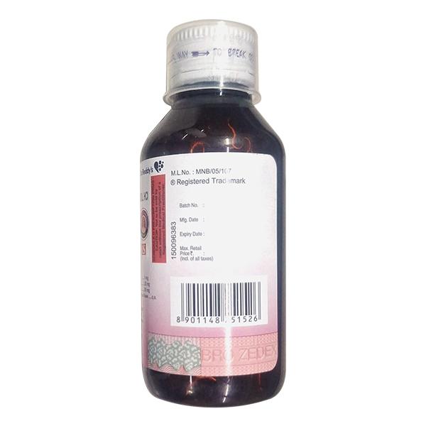 BRO ZEDEX LS WET COUGH RELIEF RASPBERRY FLAVOUR Expectorant 100ml - Cough And Cold-Cou