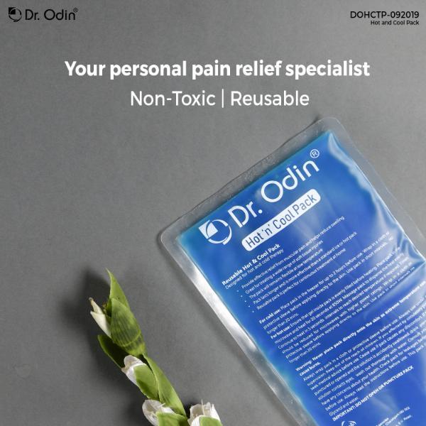 Dr. Odin Reusable Hot and Cool Pack - Transparent Gel Pack for Pain Relief with Microwaveable and Freezable Design, Injuries, and Swelling 1's - Hot Pack/Ice Bag