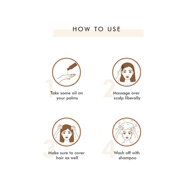 mCaffeine Naked & Raw Coffee Scalp & Hair Oil for Hair Growth with Redensyl & Argan Oil 200 ml - Hair Oils