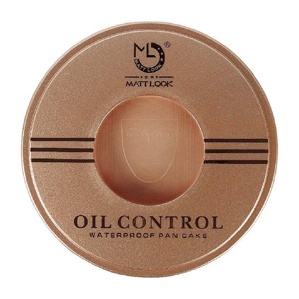 Matt Look Oil Control Waterproof Pan Cake Makeup -02 Light Sweep 15gm - Compact Powder