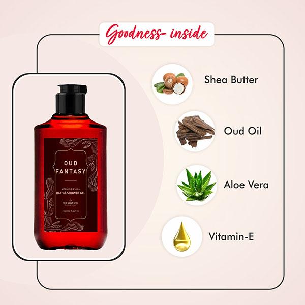 The Love Co. Oud Fantasy Body Lotion - Daily Skin Moisture for Men and Women, Intense Hydration for Dry Skin 250 ml - Creams/Oils/Lotions