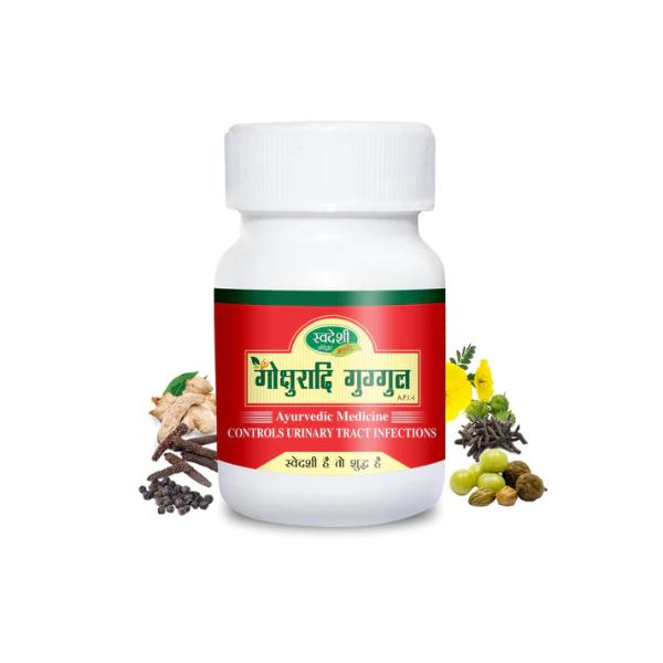 Netmeds | Swadeshi Gokshuradi Guggul Tablet 60's