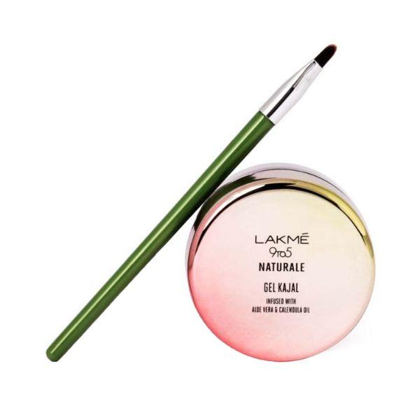 Lakme 9 to 5 Natural Gel Kajal Black 3 gm - Kajal & Kohls