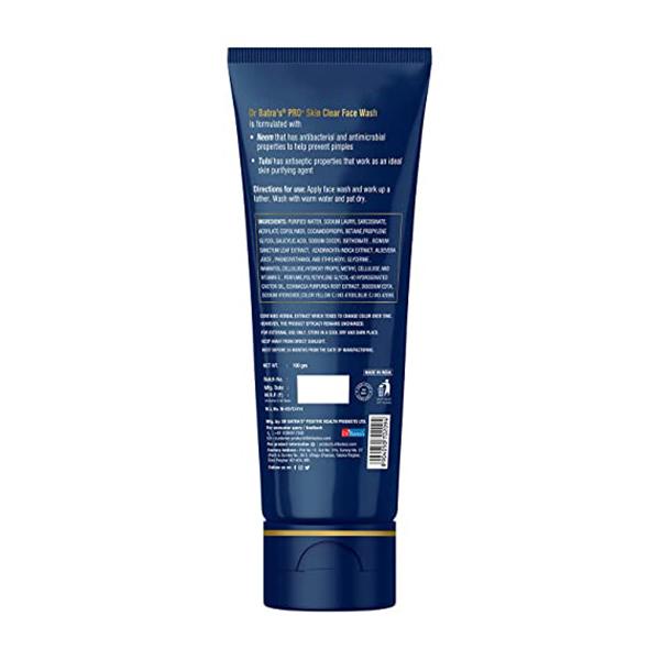 Dr Batra's PRO+ Skin Clear Facewash - Neem & Tulsi 100gm - Face Washes