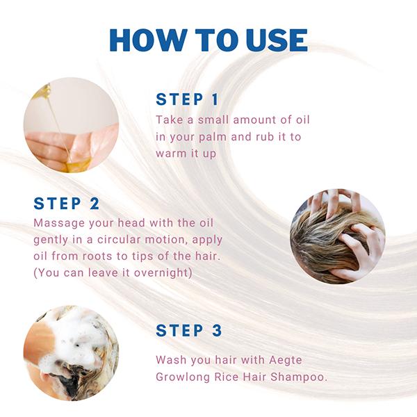 Aegte Growlong Hair Oil 100 ml - Hair Oils