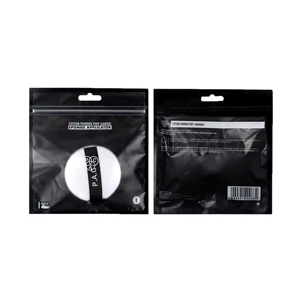 PAC Medium Cotton Puff Round White Powder Applicator 1's - Sponges & Applicators