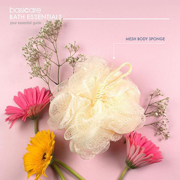 Basicare Luxe Bath Sponge -Beige 1's - Loofahs & Sponges