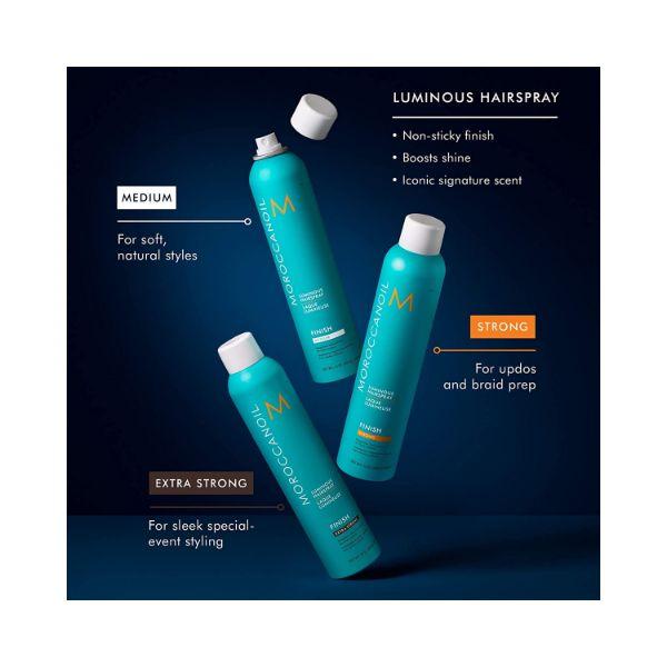 Moroccanoil Luminious Hair Spray Strong 330 ml - Hair Serums