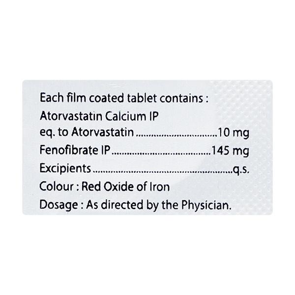 ATROSURE F 10/145 Tablet 10's - High Cholesterol-Dys