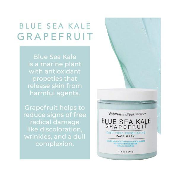 Vitamins & Sea Beauty, Exfoliating Face Mask Deep Blackhead Pore 240gm - Masks & Peels