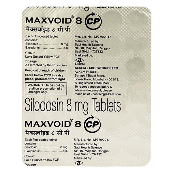 Buy MAXVOID 8 CP Tablet 30's Online at Upto 25% OFF | Netmeds