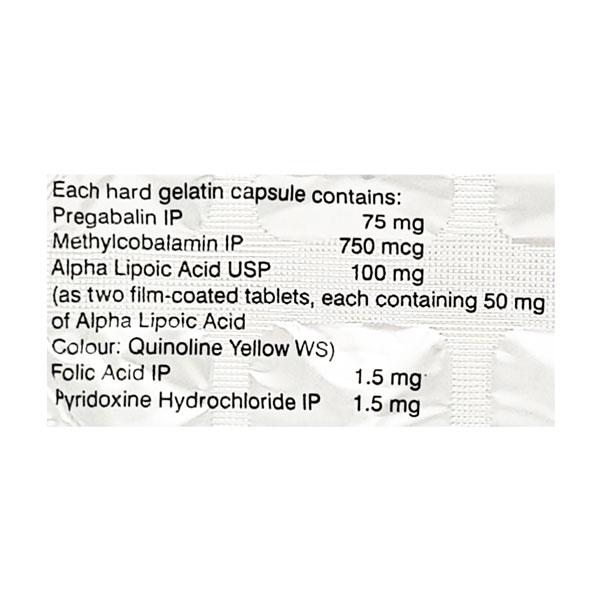 PREGASTAR PLUS Capsule 15's - Neuropathic Pain-Dru