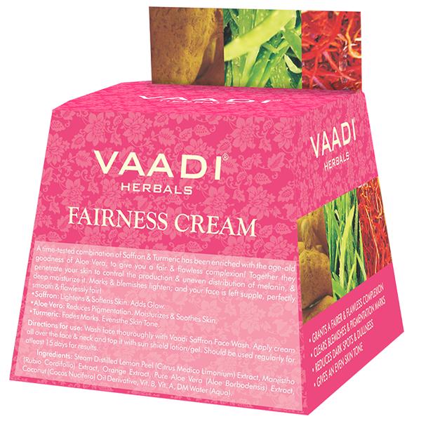 Fairness Cream - Saffron, Aloe Vera & Turmeric Extracts 30 gm - Creams/Oils/Lotions