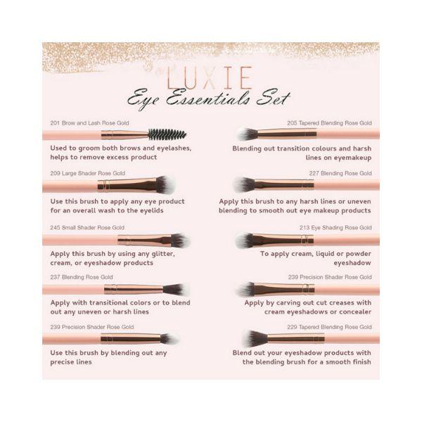 Luxie 227 Blending Brush - Rose Gold 1's - Eye Brush