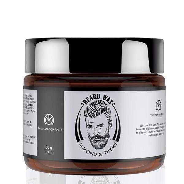 The Man Company Beard Wax - Almond & Thyme 50 gm - Beard Wax
