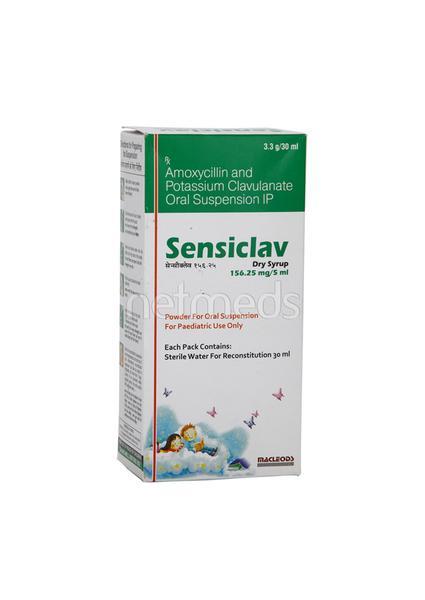 Sensiclav 156.25mg Dry Syrup 30ml - Bacterial Infections-Pen