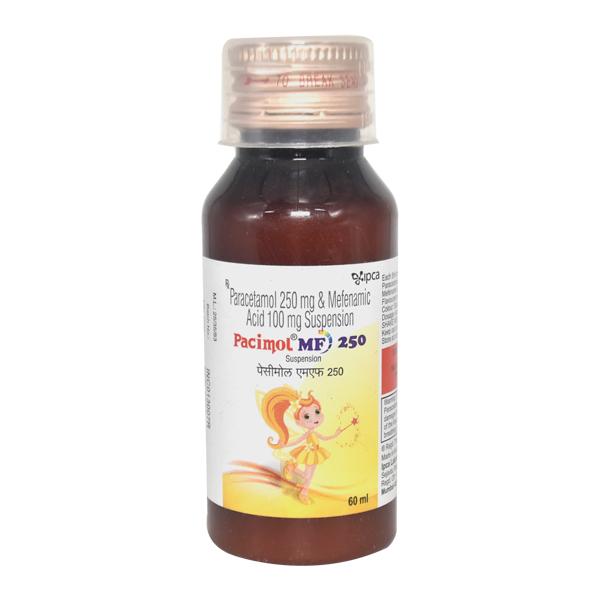 Netmeds | Pacimol MF 250mg Suspension 60ml