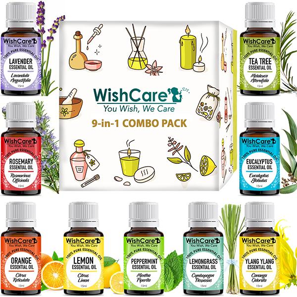 WishCare 100% Pure Peppermint Essential Oil 15 ml - Essential Oils