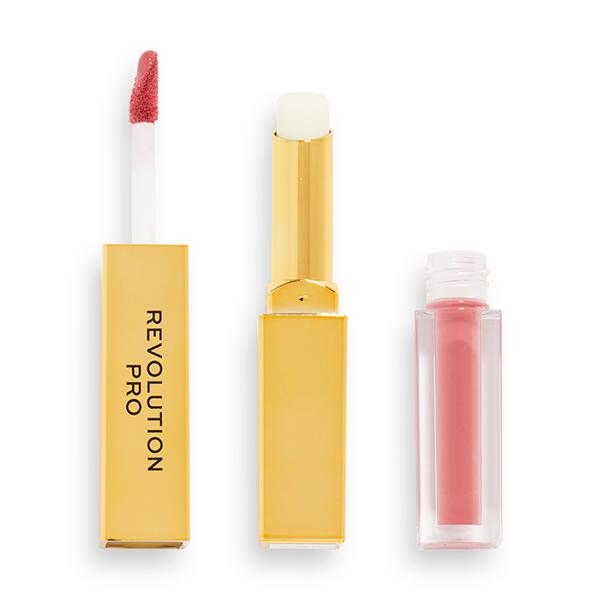 Revolution Pro Supreme Stay 24h Lip Duo Lipstick- Tease 1ml + 1.5 gm - Lipsticks