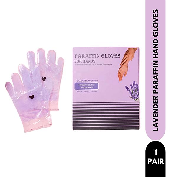 Netmeds | House of Beauty Lavender Paraffin Hand Gloves-At Home Manicure For Soft, Smooth Hands (1Pair) 1's
