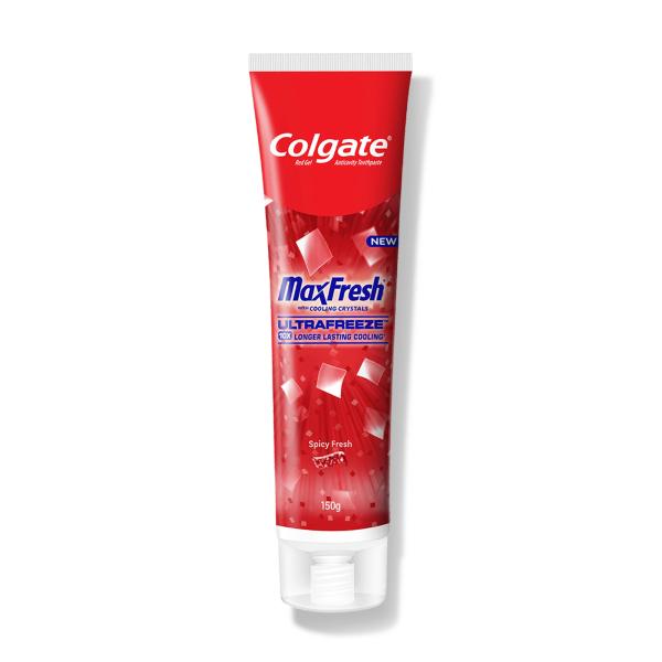 Netmeds | Colgate Max Fresh with Cooling Crystals Red Gel Toothpaste - Spicy Fresh 150 gm