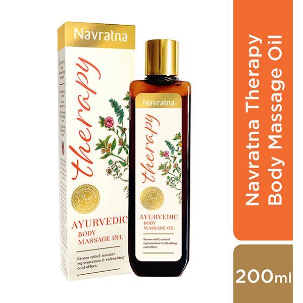 Navratna Ayurvedic Body Massage Oil 200 ml - Pain Relief (Ayush)