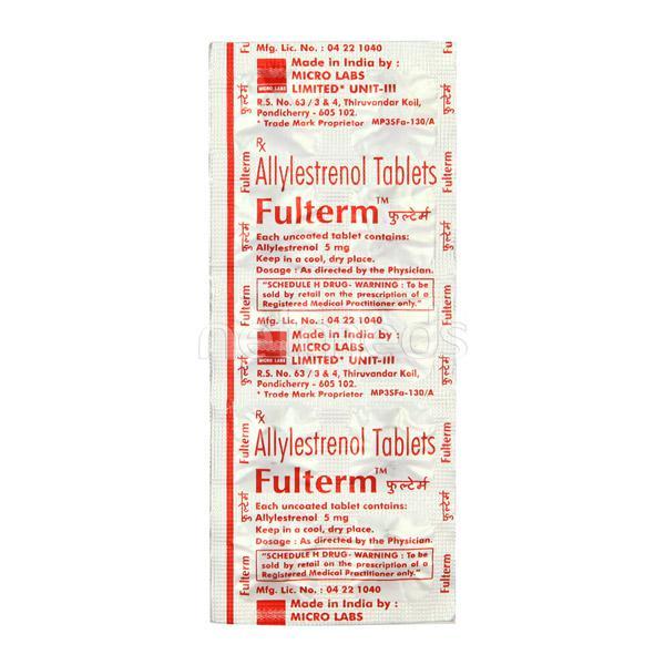 Fulterm 5mg Tablet 10'S - Hormonal Therapy-Oes