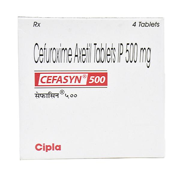 Cefasyn 500mg Tablet 4'S - Bacterial Infections-Cep