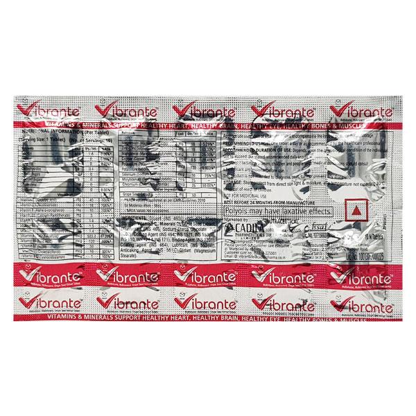 VIBRANTE Tablet 10's - Supplements-Vam