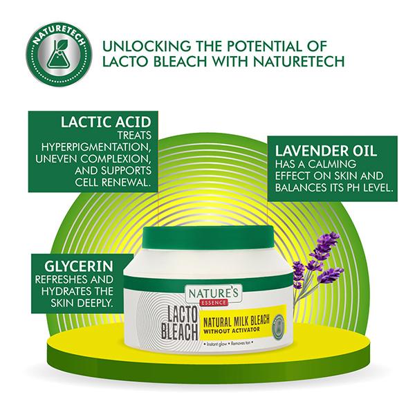Nature's Essence Lacto Bleach 100 gm - Face Bleach